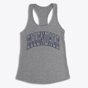 Ellendale Delaware Trendy Block Women's Racerback Tank