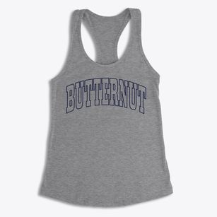 Butternut Wisconsin Trendy Block Women's Racerback Tank