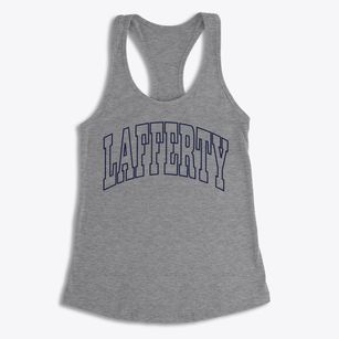 Lafferty Ohio Trendy Block Women's Racerback Tank