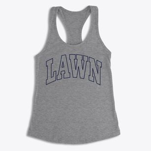 Lawn Texas Trendy Block Women's Racerback Tank