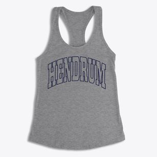 Hendrum Minnesota Trendy Block Women's Racerback Tank