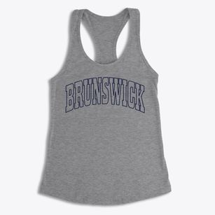 Brunswick Georgia Trendy Block Women's Racerback Tank