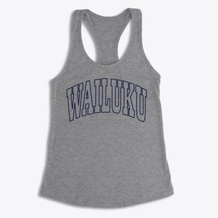 Wailuku Hawaii Trendy Block Women's Racerback Tank