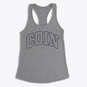 Coin Iowa Trendy Block Women's Racerback Tank