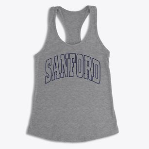 Sanford Texas Trendy Block Women's Racerback Tank