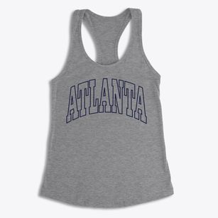 Atlanta Louisiana Trendy Block Women's Racerback Tank