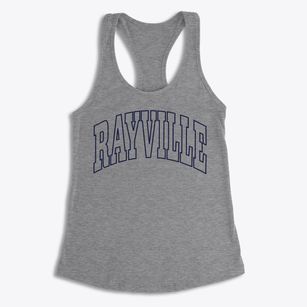 Rayville Missouri Trendy Block Women's Racerback Tank