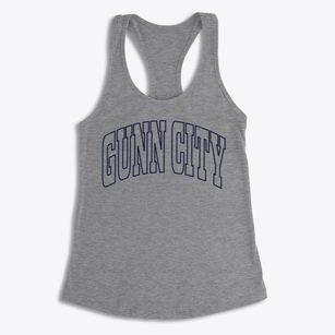 Gunn City Missouri Trendy Block Women's Racerback Tank