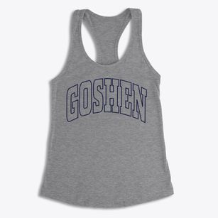 Goshen New York Trendy Block Women's Racerback Tank