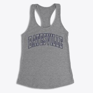 Batesville Ohio Trendy Block Women's Racerback Tank