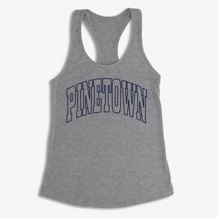 Pinetown North Carolina Trendy Block Women's Racerback Tank