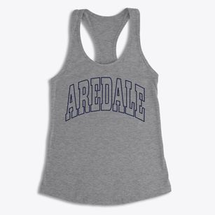 Aredale Iowa Trendy Block Women's Racerback Tank