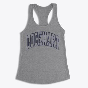 Lockhart Texas Trendy Block Women's Racerback Tank
