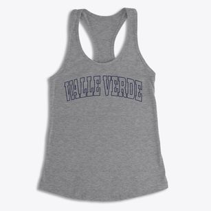 Valle Verde Texas Trendy Block Women's Racerback Tank