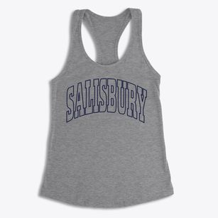 Salisbury New York Trendy Block Women's Racerback Tank