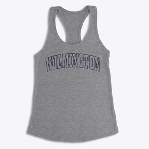 Wilmington Ohio Trendy Block Women's Racerback Tank