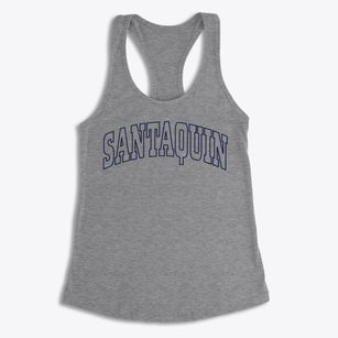 Santaquin Utah Trendy Block Women's Racerback Tank