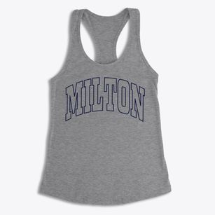 Milton Vermont Trendy Block Women's Racerback Tank