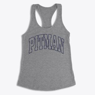 Pitman New Jersey Trendy Block Women's Racerback Tank