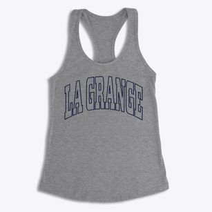 La Grange Kentucky Trendy Block Women's Racerback Tank
