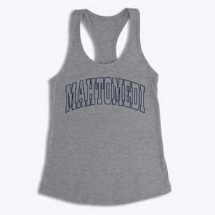 Mahtomedi Minnesota Trendy Block Women's Racerback Tank