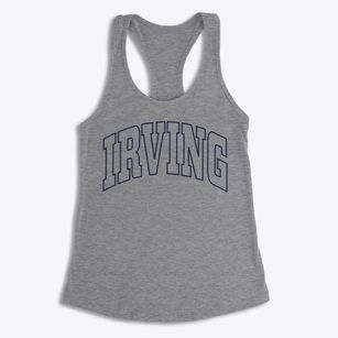 Irving Texas Trendy Block Women's Racerback Tank