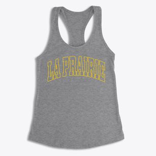 La Prairie Wisconsin Trendy Block Women's Racerback Tank