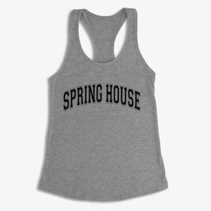 Spring House Pennsylvania Varsity Women's Racerback Tank