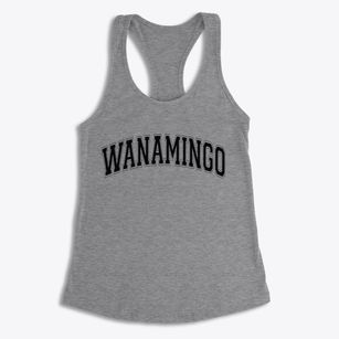 Wanamingo Minnesota Varsity Women's Racerback Tank