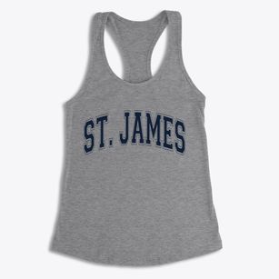 St. James Minnesota Varsity Women's Racerback Tank