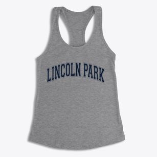 Lincoln Park New York Varsity Women's Racerback Tank