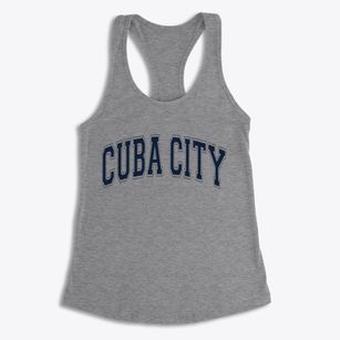 Cuba City Wisconsin Varsity Women's Racerback Tank