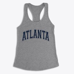 Atlanta Georgia Varsity Women's Racerback Tank