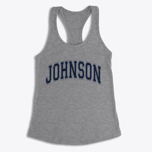 Johnson Nebraska Varsity Women's Racerback Tank