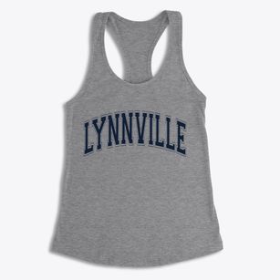 Lynnville Illinois Varsity Women's Racerback Tank