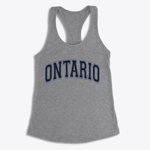 Ontario New York Varsity Women's Racerback Tank