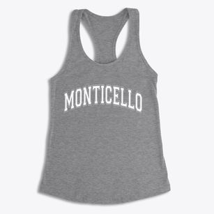 Monticello Indiana Varsity Women's Racerback Tank
