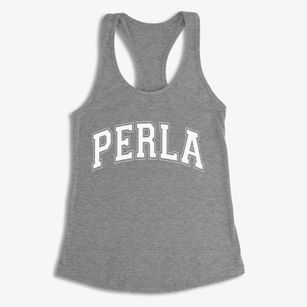 Perla Arkansas Varsity Women's Racerback Tank