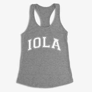 Iola Pennsylvania Varsity Women's Racerback Tank