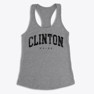 Clinton Maine Urban Vibe Women's Racerback Tank