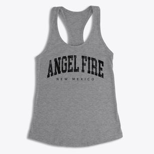 Angel Fire New Mexico Urban Vibe Women's Racerback Tank