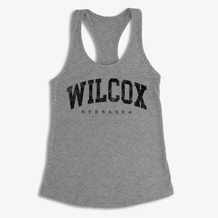 Wilcox Nebraska Urban Vibe Women's Racerback Tank