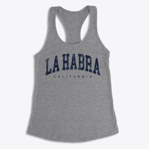 La Habra California Urban Vibe Women's Racerback Tank