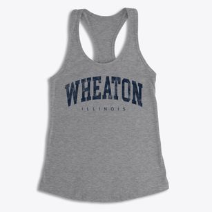 Wheaton Illinois Urban Vibe Women's Racerback Tank