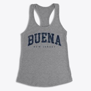 Buena New Jersey Urban Vibe Women's Racerback Tank