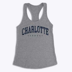 Charlotte Vermont Urban Vibe Women's Racerback Tank