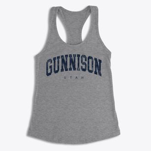 Gunnison Utah Urban Vibe Women's Racerback Tank