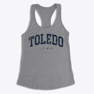 Toledo Iowa Urban Vibe Women's Racerback Tank