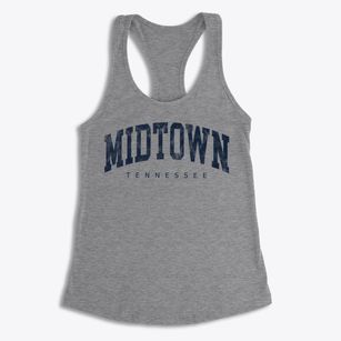 Midtown Tennessee Urban Vibe Women's Racerback Tank
