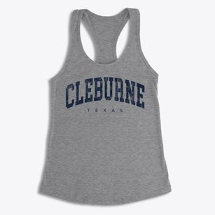 Cleburne Texas Urban Vibe Women's Racerback Tank